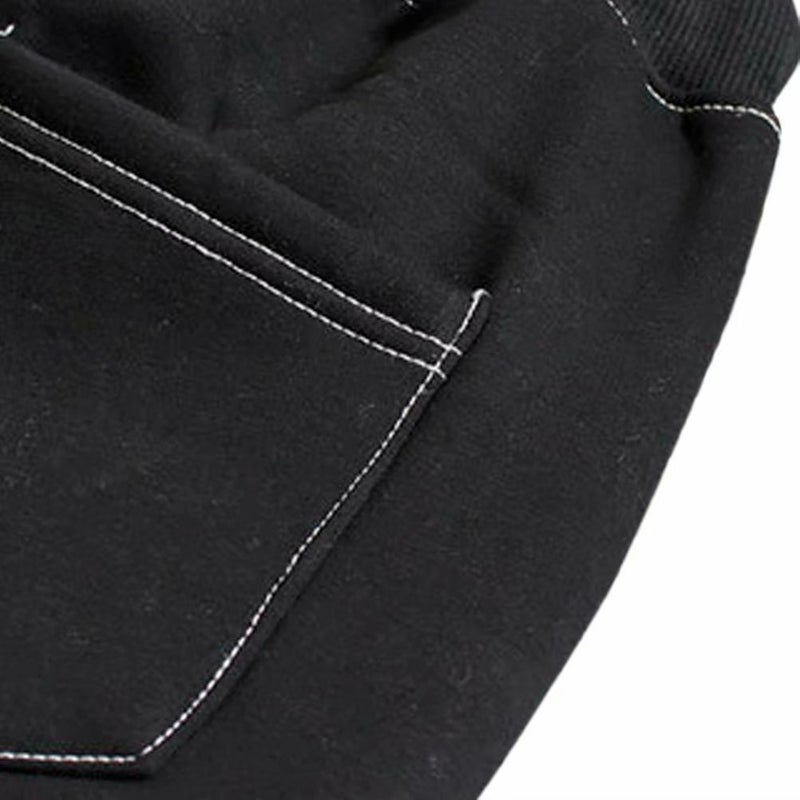 BINPAW Kids Cotton Pull On Active Sports Jogging Sweat Pants with Pockets for Little Boys & Big Boys, Black, Age 8T-9T (8-9 Years) = Tag 140 - Image 4